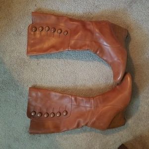 Mizzou mooz cogniac calf high boots